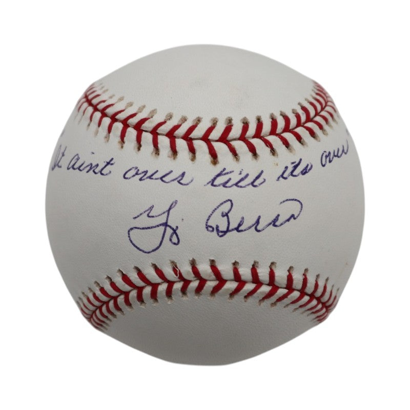 Yogi Berra NY Yankees Autographed Inscribed Rawlings OMLB Baseball JSA COA