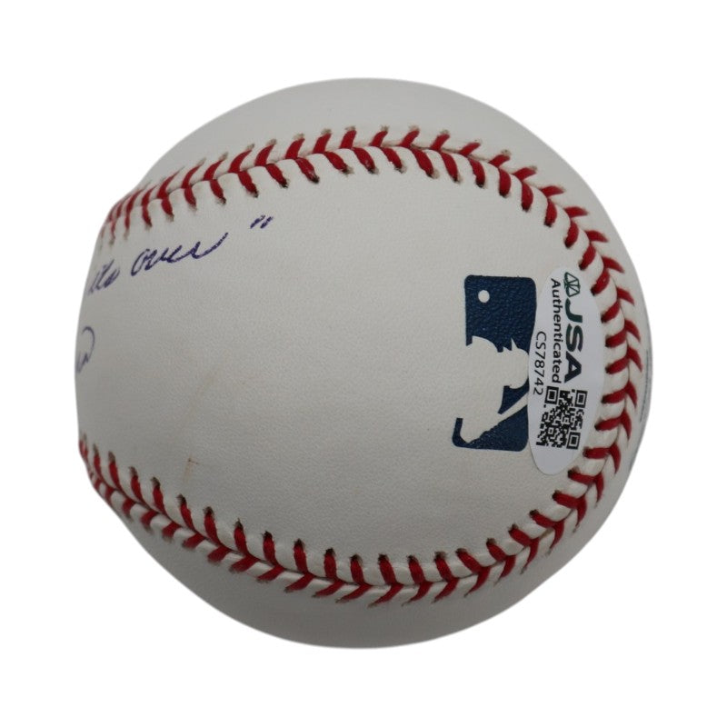 Yogi Berra NY Yankees Autographed Inscribed Rawlings OMLB Baseball JSA COA