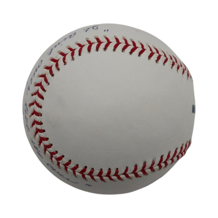 Yogi Berra NY Yankees Autographed Inscribed Rawlings OMLB Baseball JSA COA