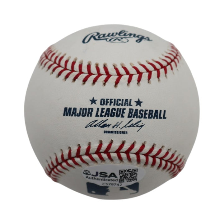 Yogi Berra NY Yankees Autographed Inscribed Rawlings OMLB Baseball JSA COA