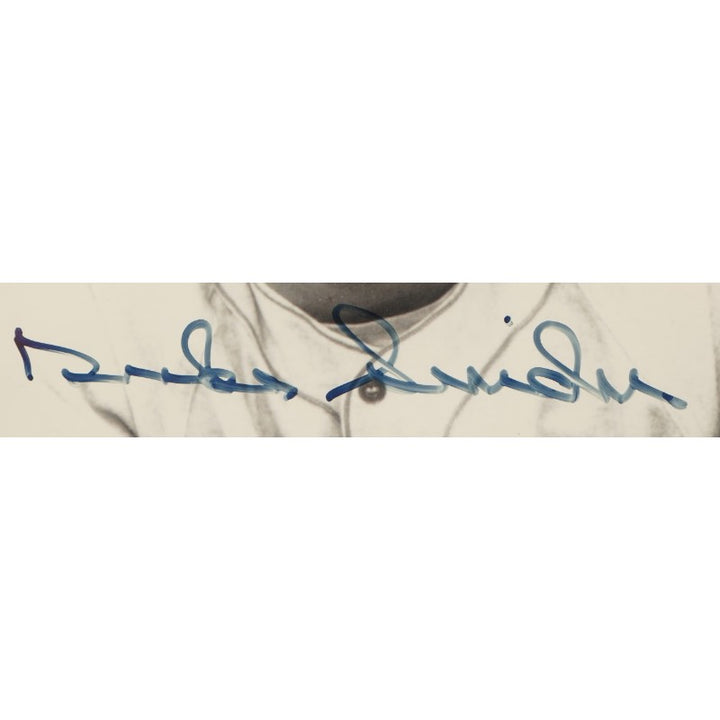 Duke Snider Brooklyn Dodgers Autographed Framed 8x10 Photo PSA COA