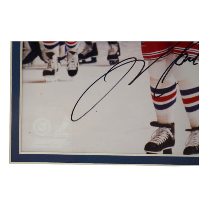 Mark Messier New York Rangers Autographed Framed 8x10 Photo PSA COA