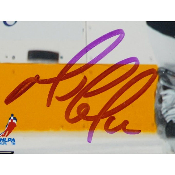 Mario Lemieux Pittsburgh Penguins Autographed Framed 8x10 Photo PSA COA