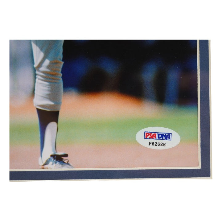 Fernando Valenzuela Los Angeles Dodgers Autographed Framed 8x10 Photo PSA COA