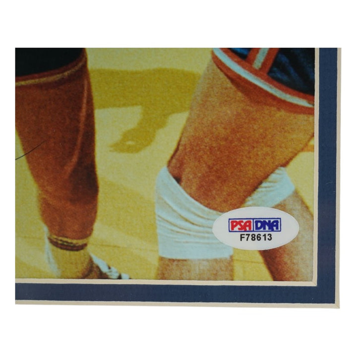 Dave DeBusschere New York Knicks Autographed Framed 8x10 Photo PSA COA