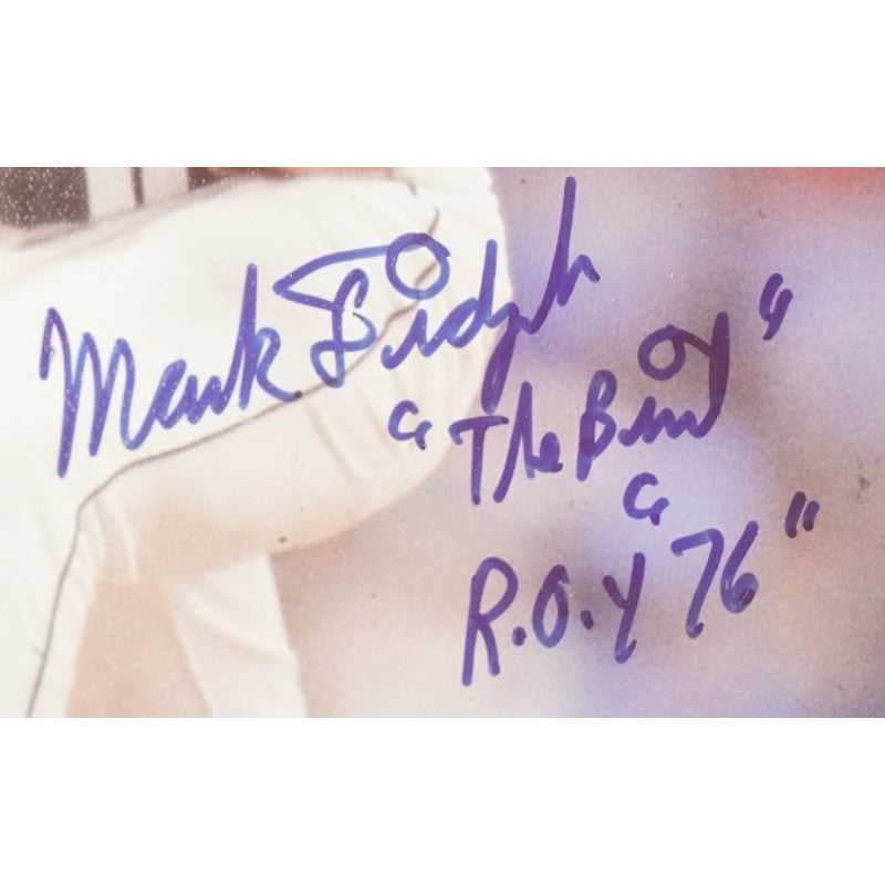 Mark Fidrych Detroit Tigers Autographed Dual Inscribed Framed 8x10 Photo PSA COA