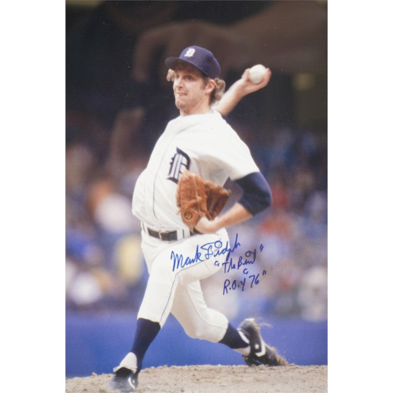 Mark Fidrych Detroit Tigers Autographed Dual Inscribed Framed 8x10 Photo PSA COA