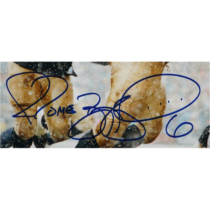 Jerome Bettis Notre Dame Fighting Irish Autographed Framed 8x10 Photo Steiner COA