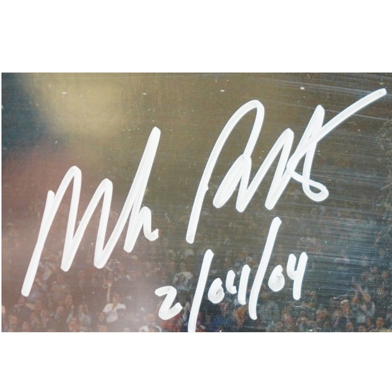 Mike Richter New York Rangers Autographed Inscribed Framed 8x10 Photo Steiner COA