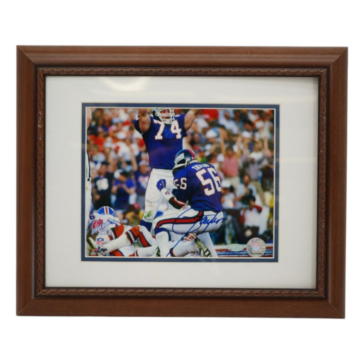 Lawrence Taylor New York Giants Autographed Framed 8x10 Photo Steiner COA