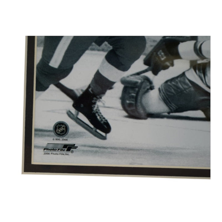 Eddie Giacomin New York Rangers Autographed Inscribed Framed 8x10 Photo Steiner COA