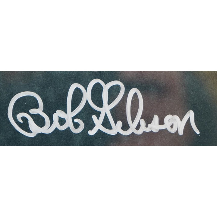 Bob Gibson St Louis Cardinals Autographed Framed 8x10 Photo Steiner COA