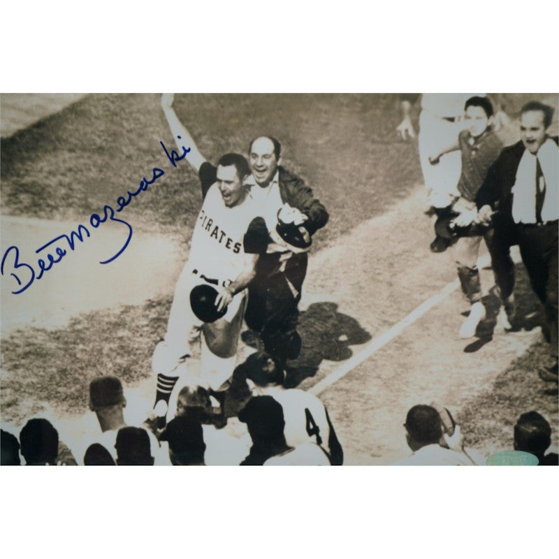 Bill Mazeroski Pittsburgh Pirates Autographed Framed 8x10 Photo Steiner COA
