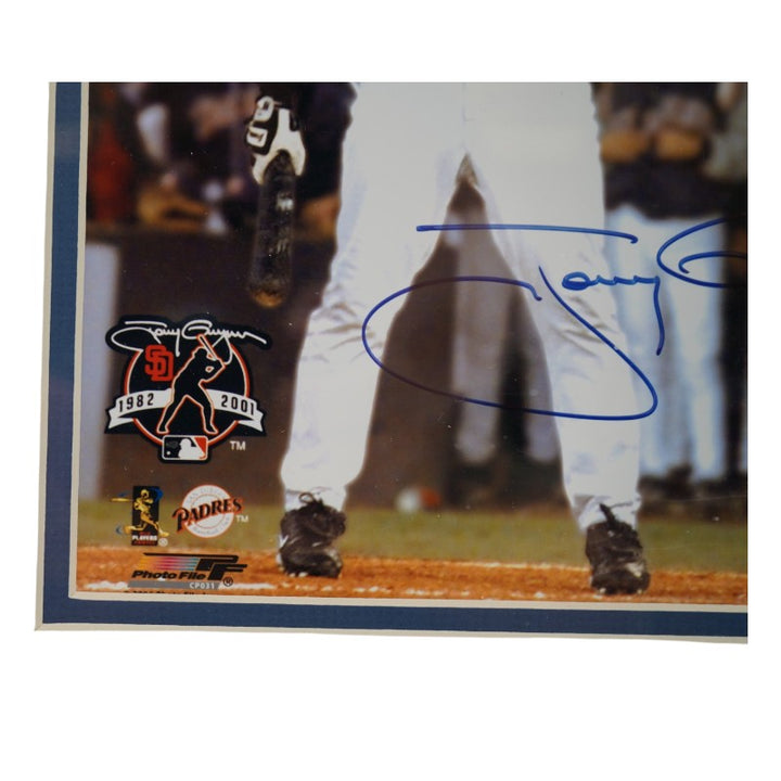 Tony Gwynn San Diego Padres Autographed Framed 8x10 Photo Steiner COA