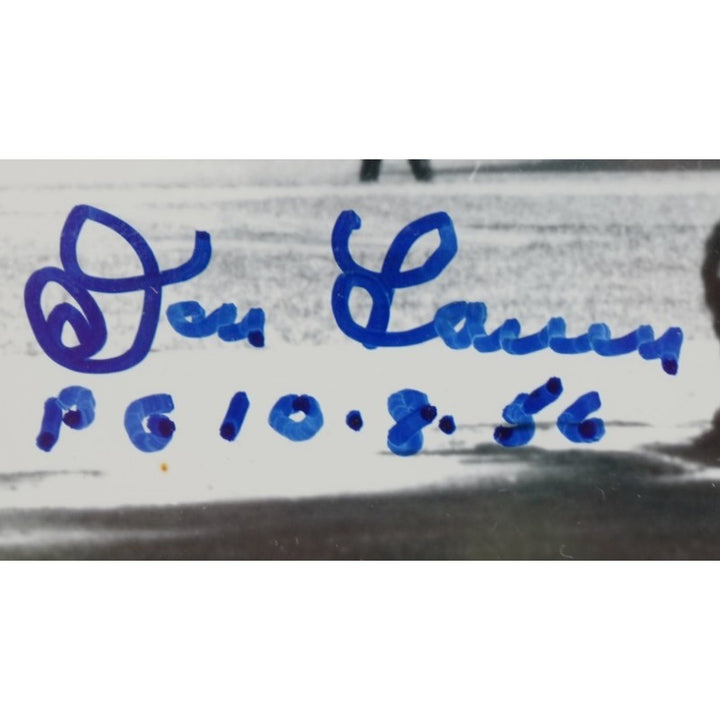 Don Larsen New York Yankees Autographed Inscribed Framed 8x10 Photo Steiner COA