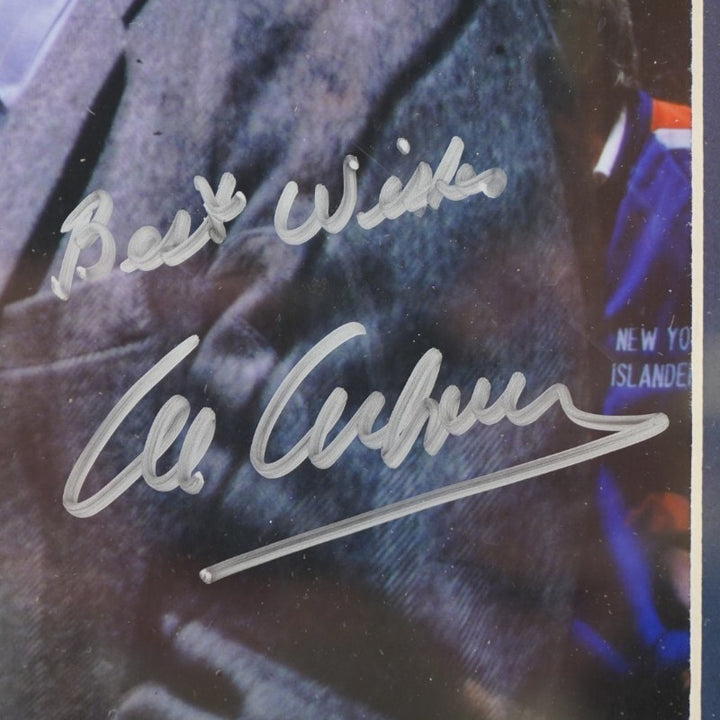 Al Arbour New York Islanders Autographed Inscribed Framed 8x10 Photo JSA Holo