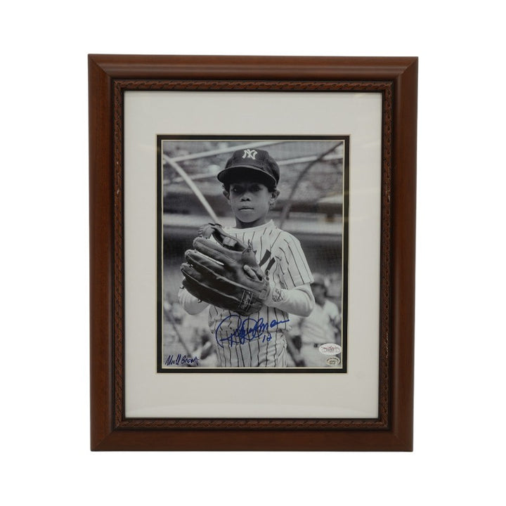 Roberto Alomar New York Yankees Autographed Framed 8x10 Photo JSA COA