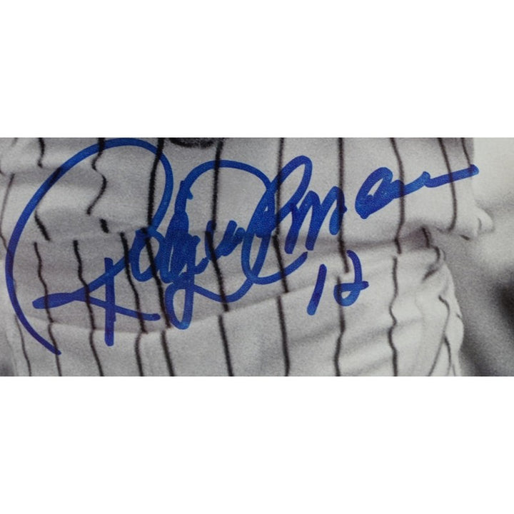 Roberto Alomar New York Yankees Autographed Framed 8x10 Photo JSA COA