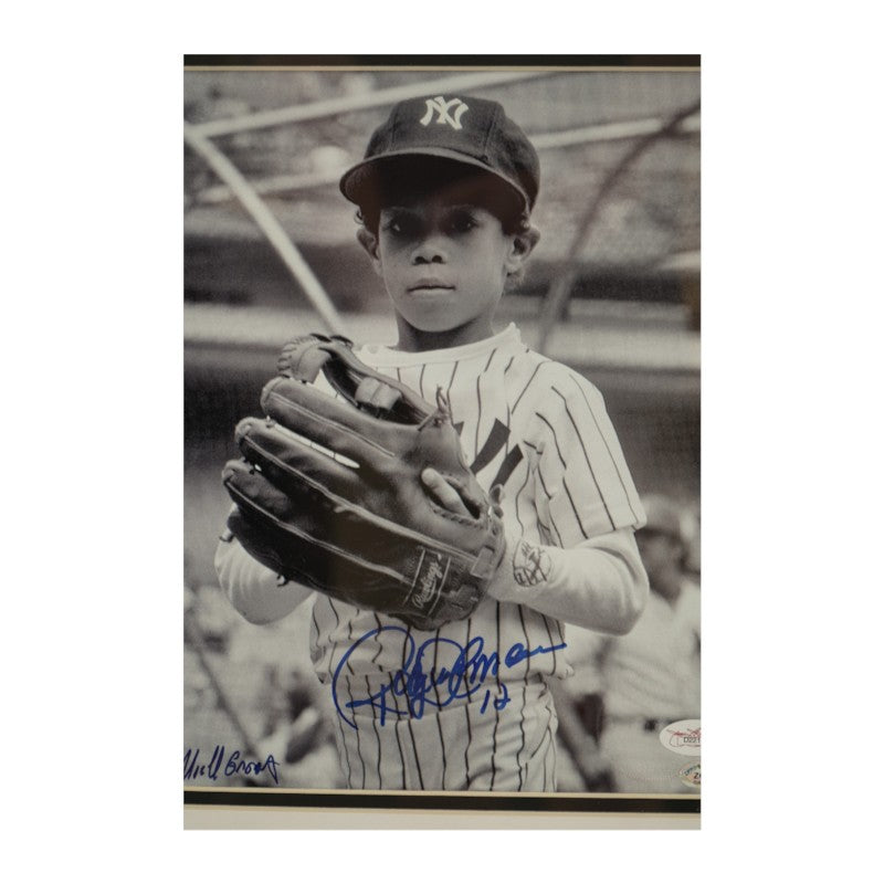 Roberto Alomar New York Yankees Autographed Framed 8x10 Photo JSA COA