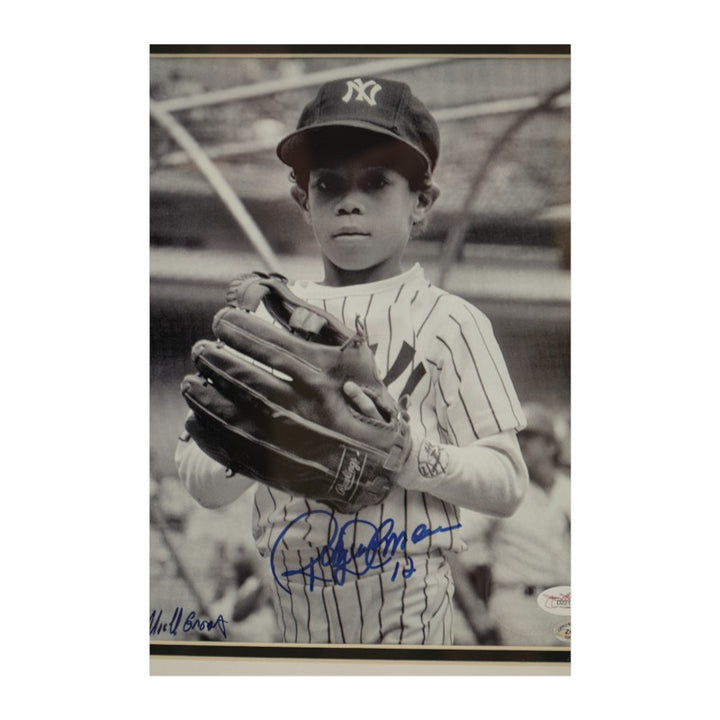 Roberto Alomar New York Yankees Autographed Framed 8x10 Photo JSA COA