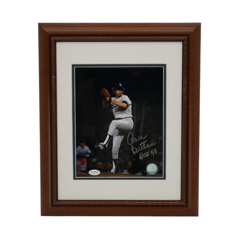 Don Sutton Los Angeles Dodgers Autographed Inscribed Framed 8x10 Photo JSA Holo