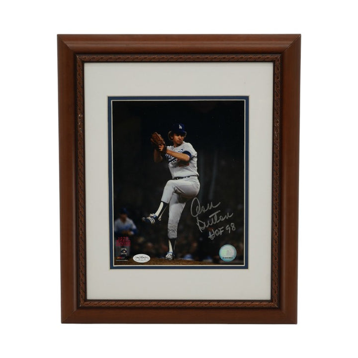 Don Sutton Los Angeles Dodgers Autographed Inscribed Framed 8x10 Photo JSA Holo