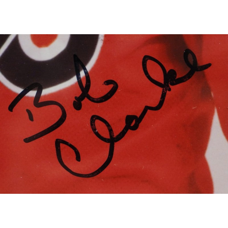 Bobby Clarke Philadelphia Flyers Autographed Framed 8x10 Photo JSA Holo