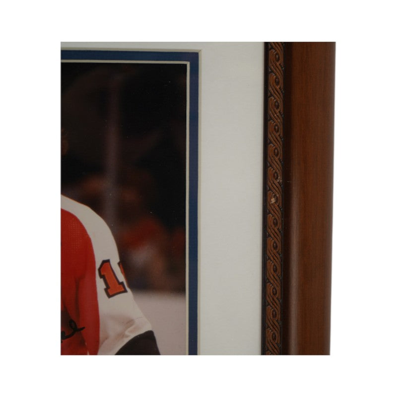 Bobby Clarke Philadelphia Flyers Autographed Framed 8x10 Photo JSA Holo