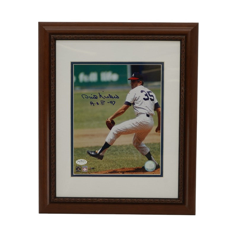 Phil Niekro Atlanta Braves Autographed Inscribed Framed 8x10 Photo JSA Holo/Athlon COA