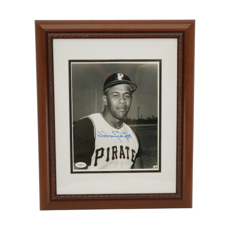 Willie Stargell Pitsburgh Pirates Autographed Framed 8x10 Photo JSA COA