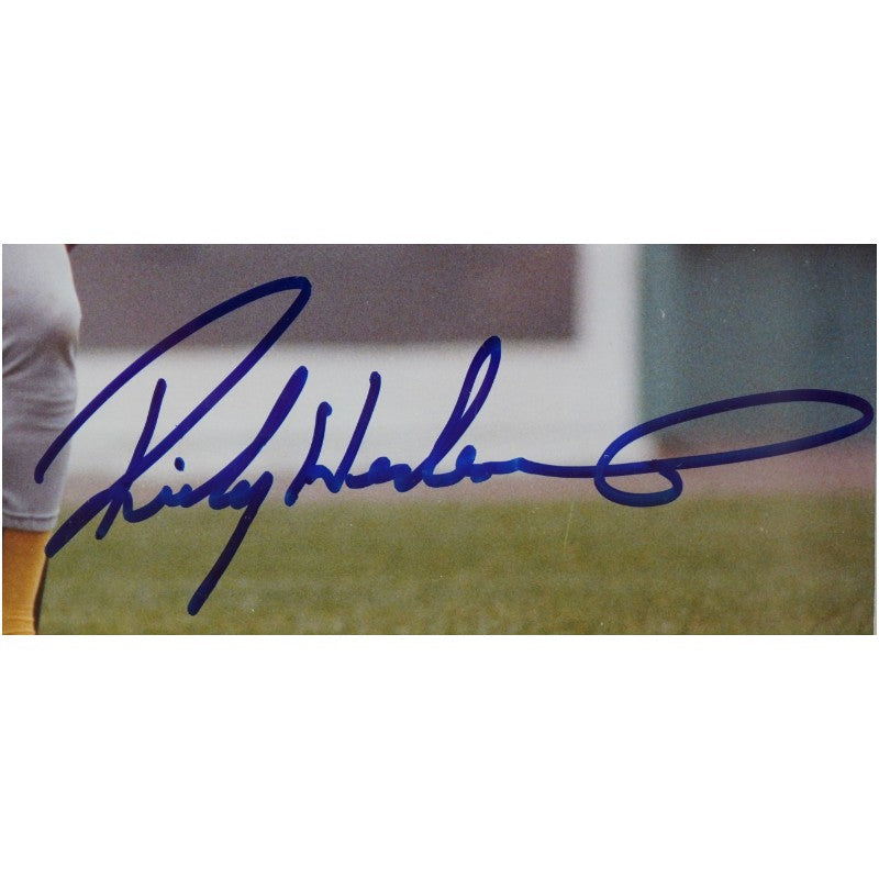 Ricky Henderson Oakland Athletics Autographed Framed 8x10 Photo JSA COA