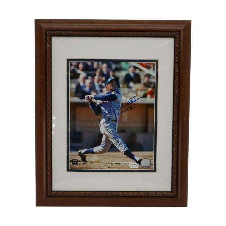 Billy Williams Chicago Cubs Autographed Inscribed Framed 8x10 Photo JSA Holo