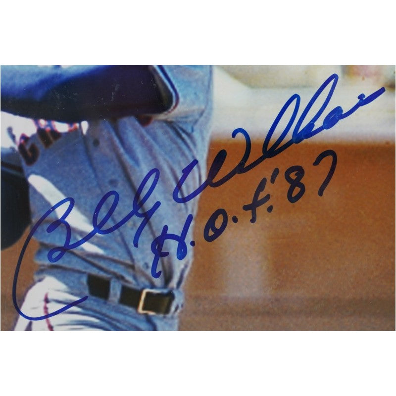 Billy Williams Chicago Cubs Autographed Inscribed Framed 8x10 Photo JSA Holo