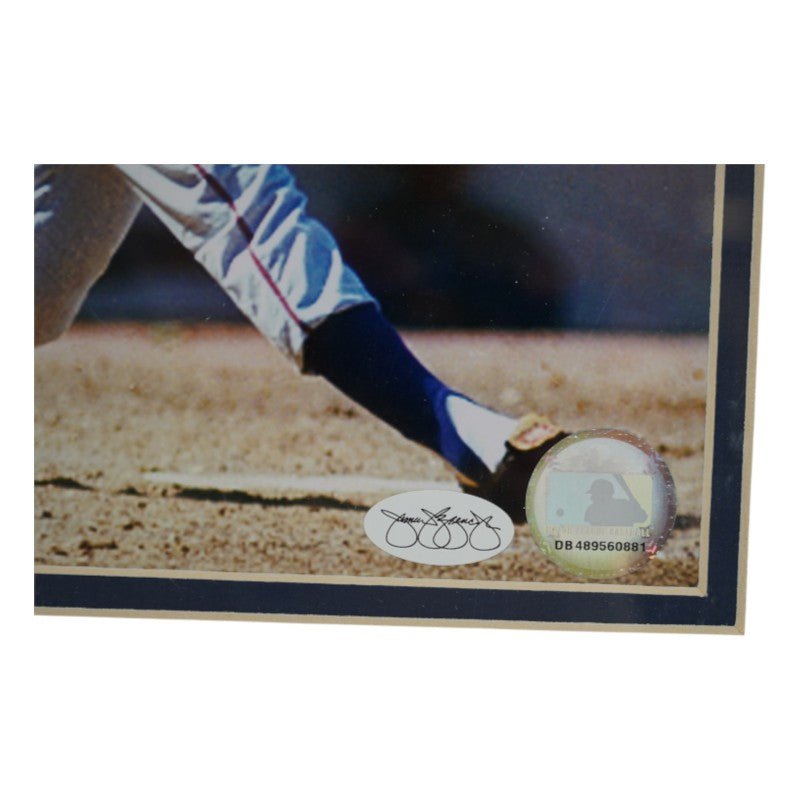 Billy Williams Chicago Cubs Autographed Inscribed Framed 8x10 Photo JSA Holo