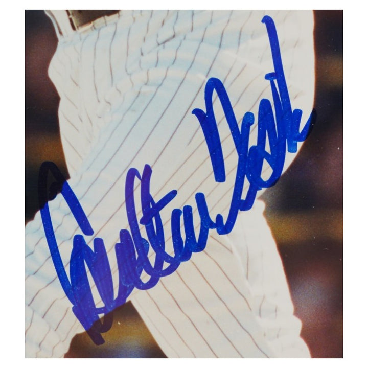 Carlton Fisk Chicago White Sox Autographed Framed 8x10 Photo JSA COA