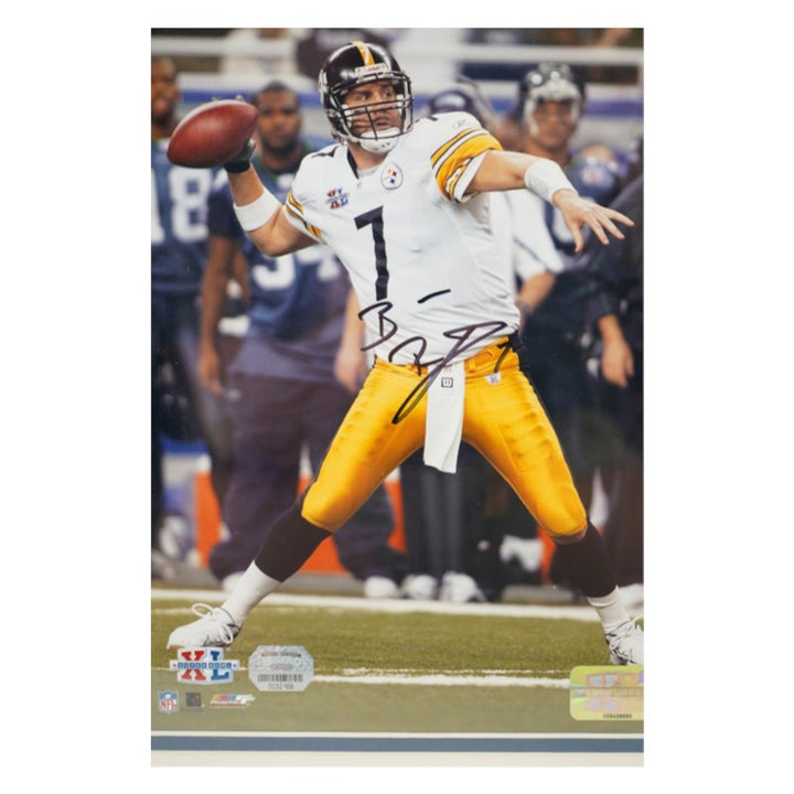Ben Roethlisberger Pittsburgh Steelers Autographed Framed 8x10 Photo Mounted Holo COA