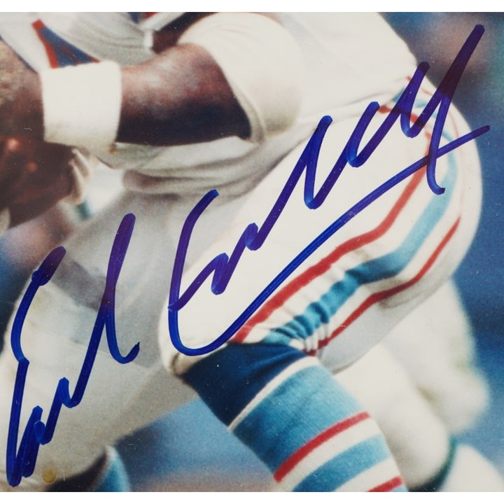 Earl Campbell Houston Oilers Autographed Framed 8x10 Photo Triumph Promotions Holo