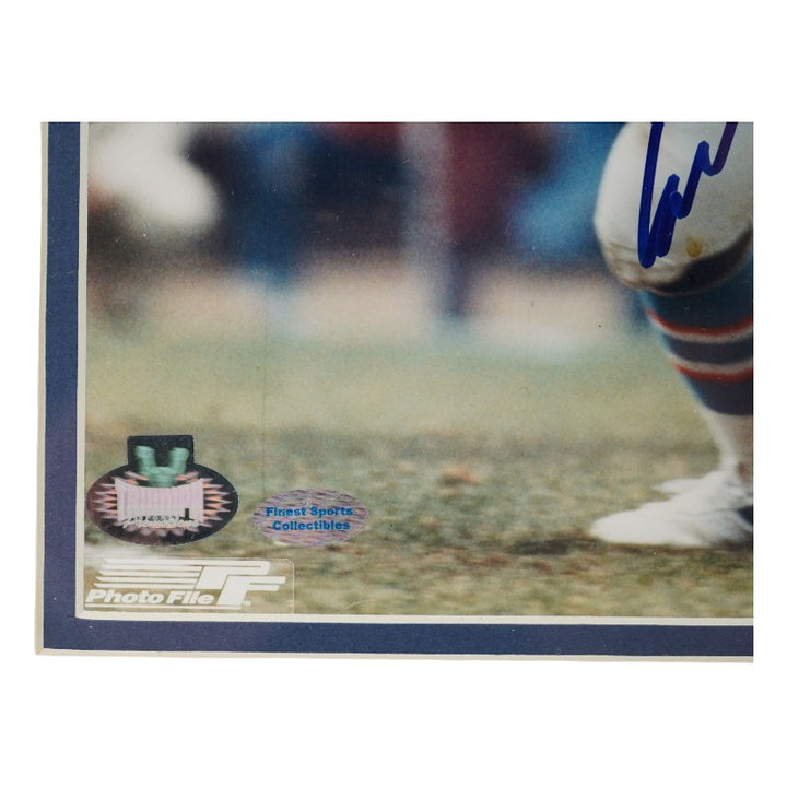 Earl Campbell Houston Oilers Autographed Framed 8x10 Photo Triumph Promotions Holo