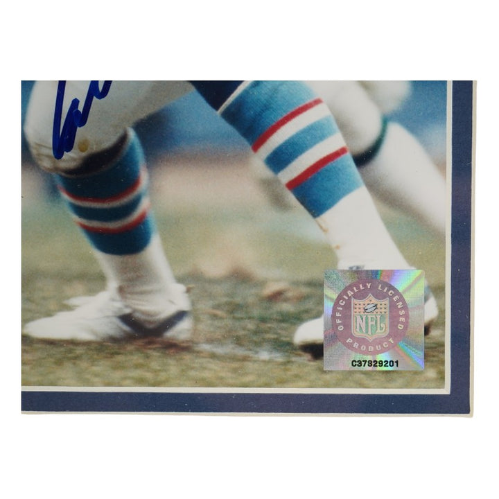 Earl Campbell Houston Oilers Autographed Framed 8x10 Photo Triumph Promotions Holo