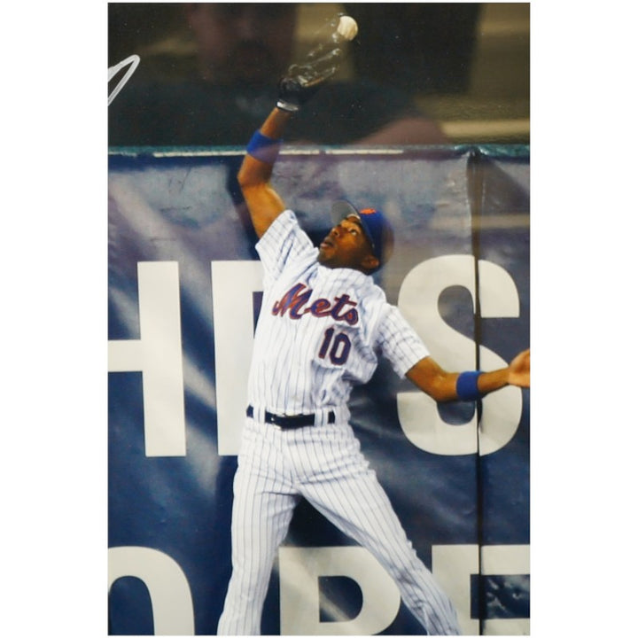 Endy Chavez New York Mets Autographed Framed 16x20 Photo Steiner COA