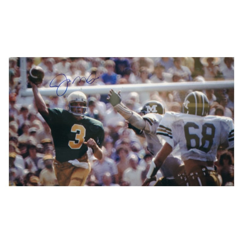 Joe Montana Notre Dame Fighting Irish Autographed Framed 16x20 Photo Steiner COA