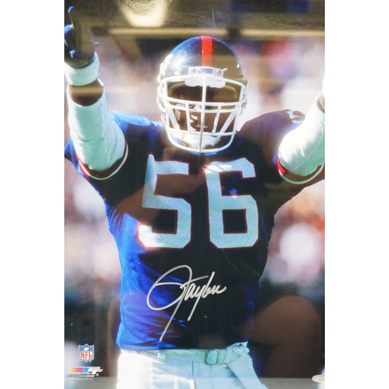 Lawrence Taylor New York Giants Autographed Framed 16x20 Photo Steiner COA