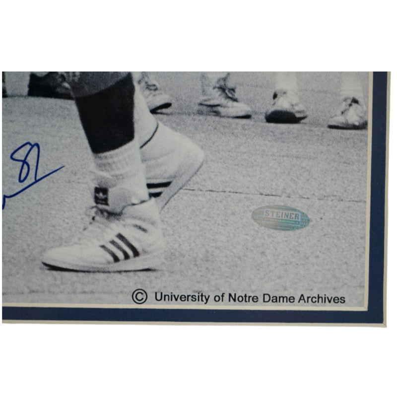 Tim Brown Lou Holtz Notre Dame Autographed Framed 16x20 Photo Steiner LOA