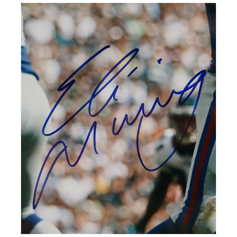 Eli Manning New York Giants Autographed Framed 16x20 Photo Steiner Holo