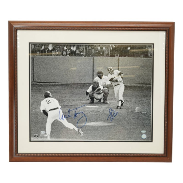 Bucky Dent Mike Torrez Dual Signed 16x20 Framed Photo Steiner COA