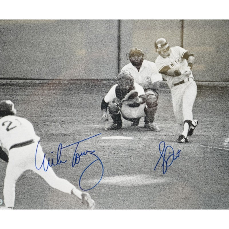 Bucky Dent Mike Torrez Dual Signed 16x20 Framed Photo Steiner COA