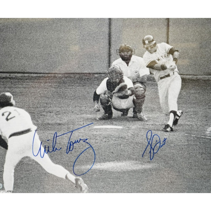 Bucky Dent Mike Torrez Dual Signed 16x20 Framed Photo Steiner COA