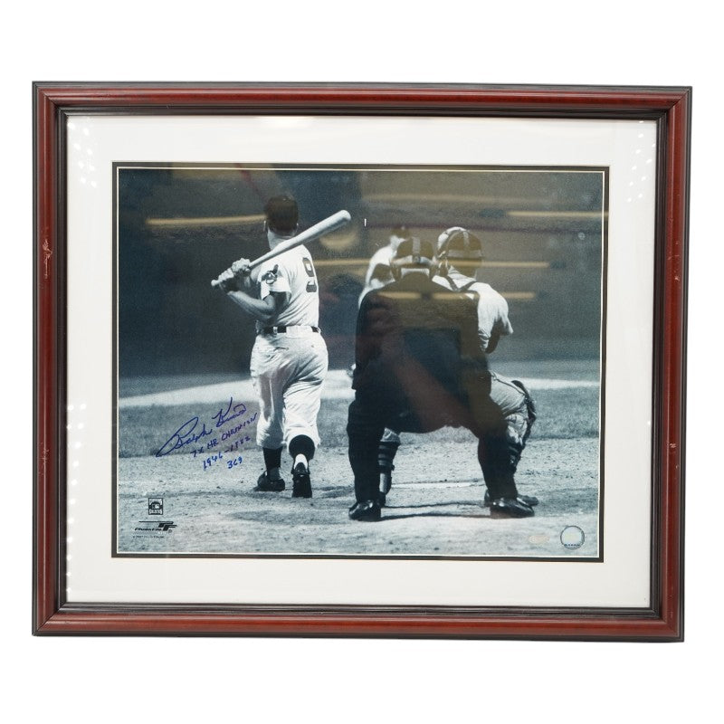 Ralph Kiner Pittsburgh Pirates Autographed Inscribed 16x20 Framed Photo Steiner Holo Only