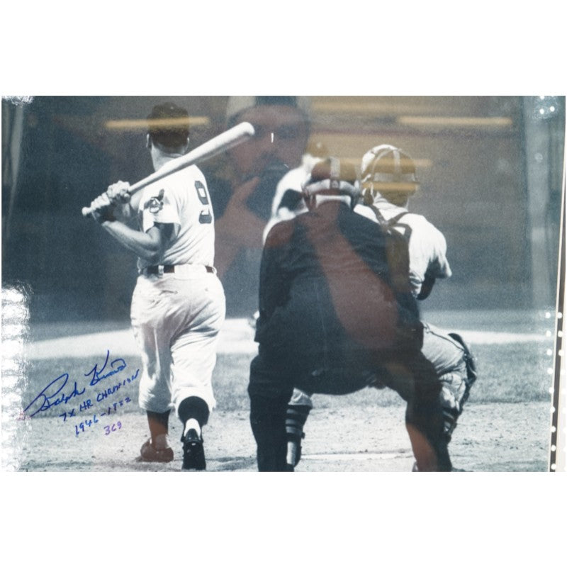 Ralph Kiner Pittsburgh Pirates Autographed Inscribed 16x20 Framed Photo Steiner Holo Only