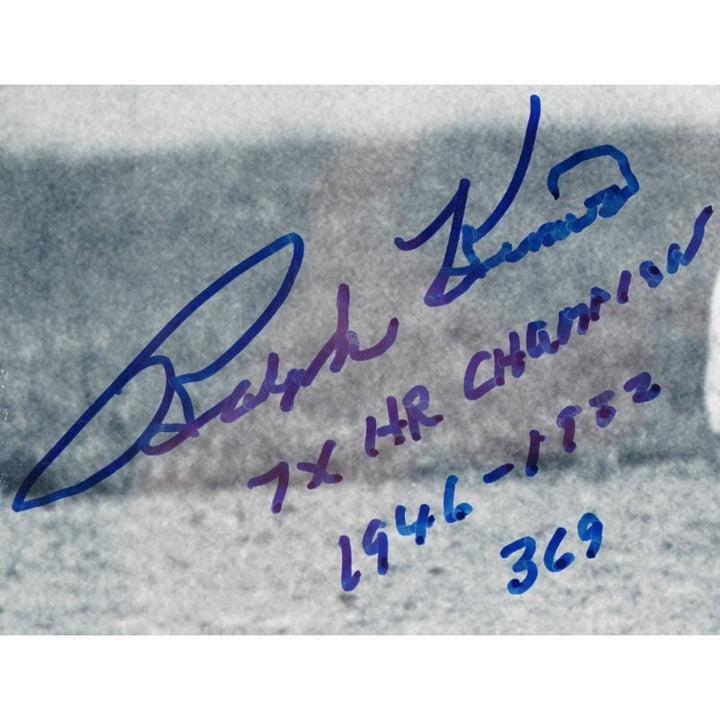 Ralph Kiner Pittsburgh Pirates Autographed Inscribed 16x20 Framed Photo Steiner Holo Only